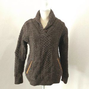 Duck down Kyber Outerwear Pullover Sweater, lightweight gray, Med